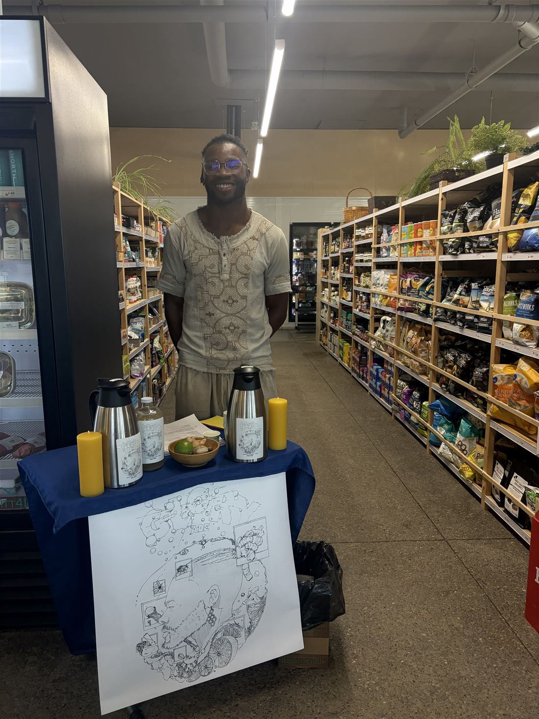 GloryAde drinks on the shelf at Okotoks Natural Foods